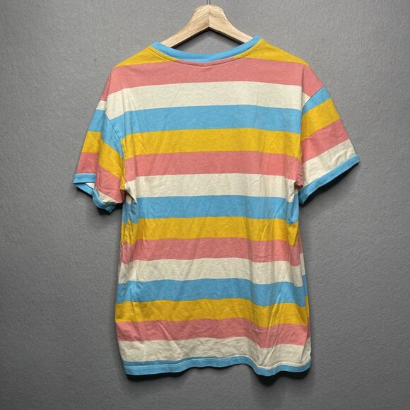 Disney Winnie The Pooh Duo Stripe Girls Ringer T-Shirt Medium - Picture 5 of 6